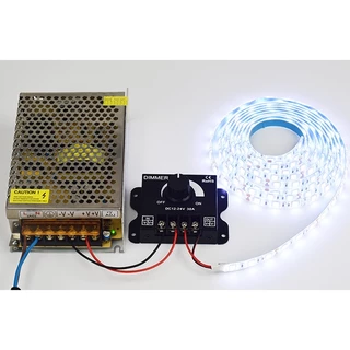 LED Dimmer หรี่ไฟDC ใช้ไฟDC12Vถึง24v ขนาด30A ปรับระดับความสว่างของแสง สำหรับไฟDC12-24V