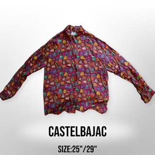 เสื้อเชิ้ตcastelbajacแท้ เสื้อเชิ้ตมือสอง