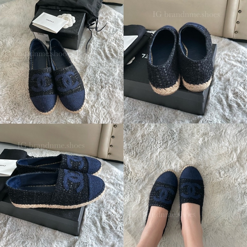 used like new chanel espadrilles size 36
