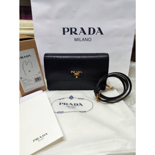 โปร New Prada woc  สีดำอะไหล่ทอง สวยหรู