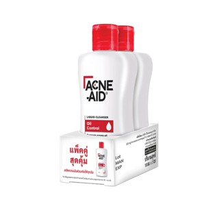 Acne Aid Liquid Cleanser เอคเน่เอดคลีนเซอร์ลิควิด 100 มล.แพค 2