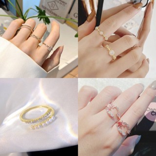 รวมรุ่น ✨แหวนสุดฮิต ✨ สายลูกคุณ เรียบ หวาน หรู 💖 (ปรับขนาดได้)