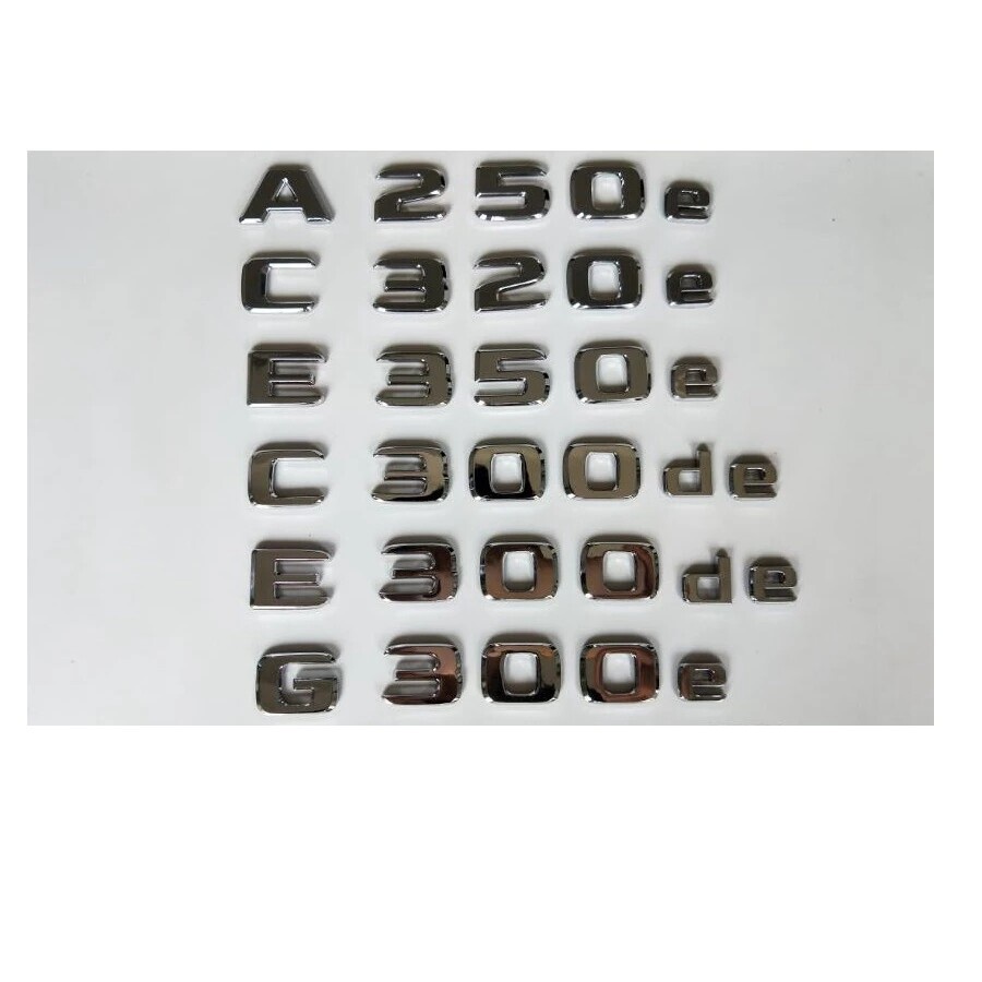 ใหม่ สติกเกอร์โลโก้ตัวอักษร ด้านหลัง สําหรับ Mercedes benz C200d C220d CLA200d CLS300d GLC200d G350d