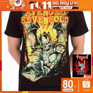 เสื้อวง Avenged Sevenfold เสื้อ อะเว็นจด์เซเวนโฟลด์ A7X เสื้อร็อค เสื้อทัวร์ เสื้อวินเทจ RCM1375