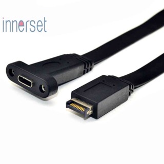 ใหม่ สายเคเบิลต่อขยายเมนบอร์ด USB 3.1 Type E M เป็น Type C F