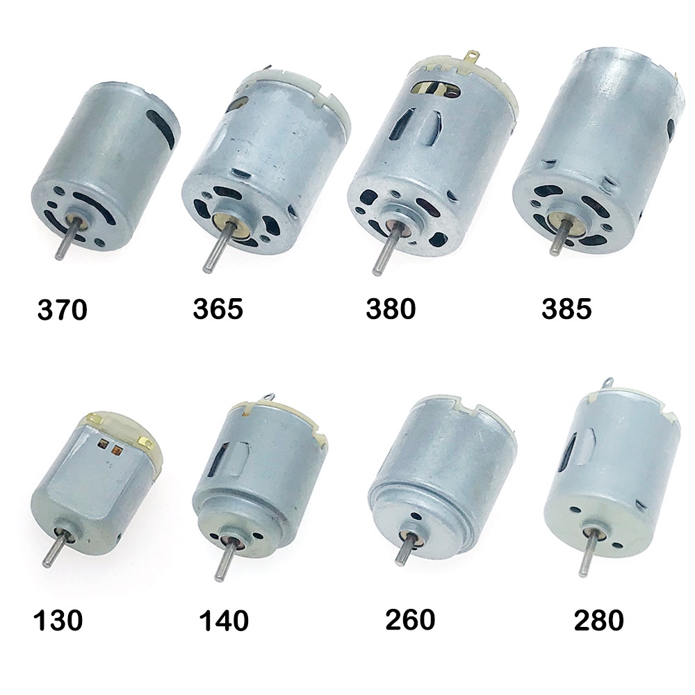 1PC Mini แปรง DC มอเตอร์ 3V 6 V 12V 130 260 280 365 370 380 385 ความเร็วสูงคาร์บอนแปรงเครื่องยนต์สําหรับเครื่องใช้ไฟฟ้าเครื่องมืออะไหล่