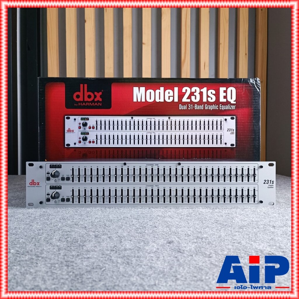 DBX 231S EQ31BAND ของแท้มีบัตรประกันมหาจักร เครื่องปรับแต่งเสียงEQ 231 EQ เครื่องแต่งเสียง +++ เอไอ-