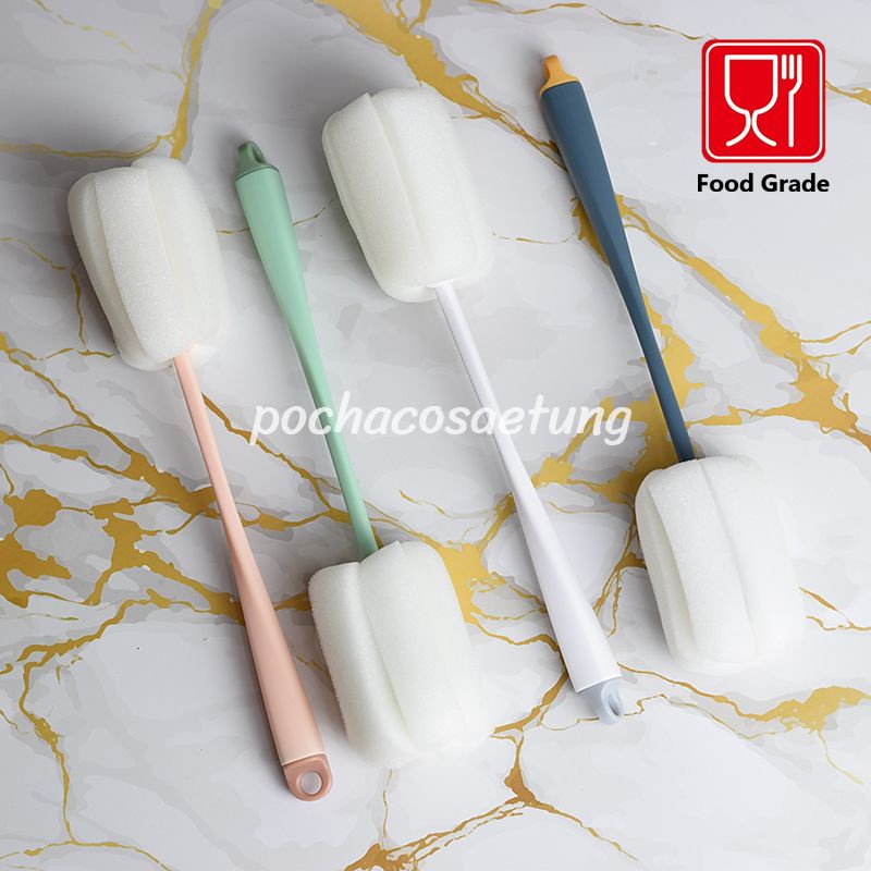 แปรงล้างขวดน้ำ/ขวดนม อื่นๆ วัสดุ Food Grade ด้ามจับถนัดมือ แข็งเเรงยืดหยุ่นสูง ราคา ถูกที่สุด ดีลบีเคเค แกลเลอรีภาพที่ 8