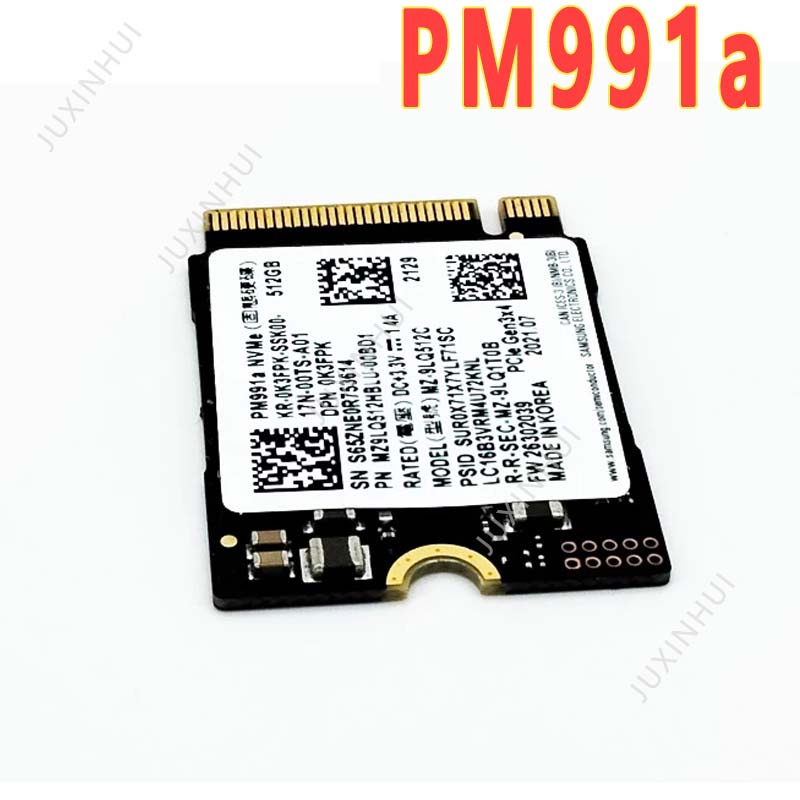 Samsung PM991a 256GB 512GB 1TB M.2 2230 NVMe เปลี่ยน SSD PM991a 256G 512G 1T สําหรับแล็ปท็อป Microso