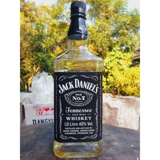 ขวดเหล้าเปล่า Jack Daniels แจ็คเดเนียลวิสกี้ 1L ไม่มีกล่อง