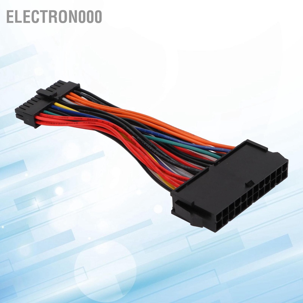 [คลังสินค้าใส]Electron000 24 Pin to Mini Cable Fine Workmanship Simple Operation ATX Power Supply for DELL Optiplex 780 980 760 960