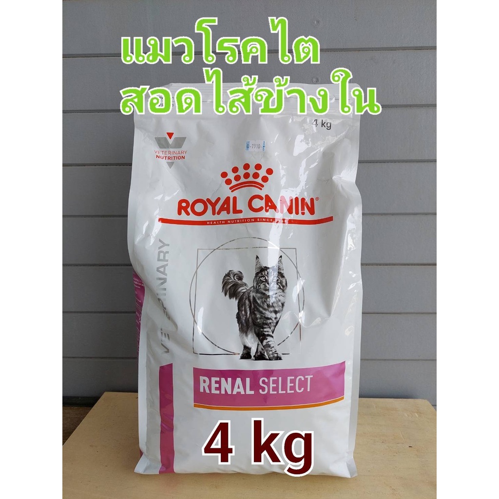 Royal Canin Renal Select อาหารแมวโรคไตซีเล็ค 4 kg สอดไส้ข้างใน26/10/25