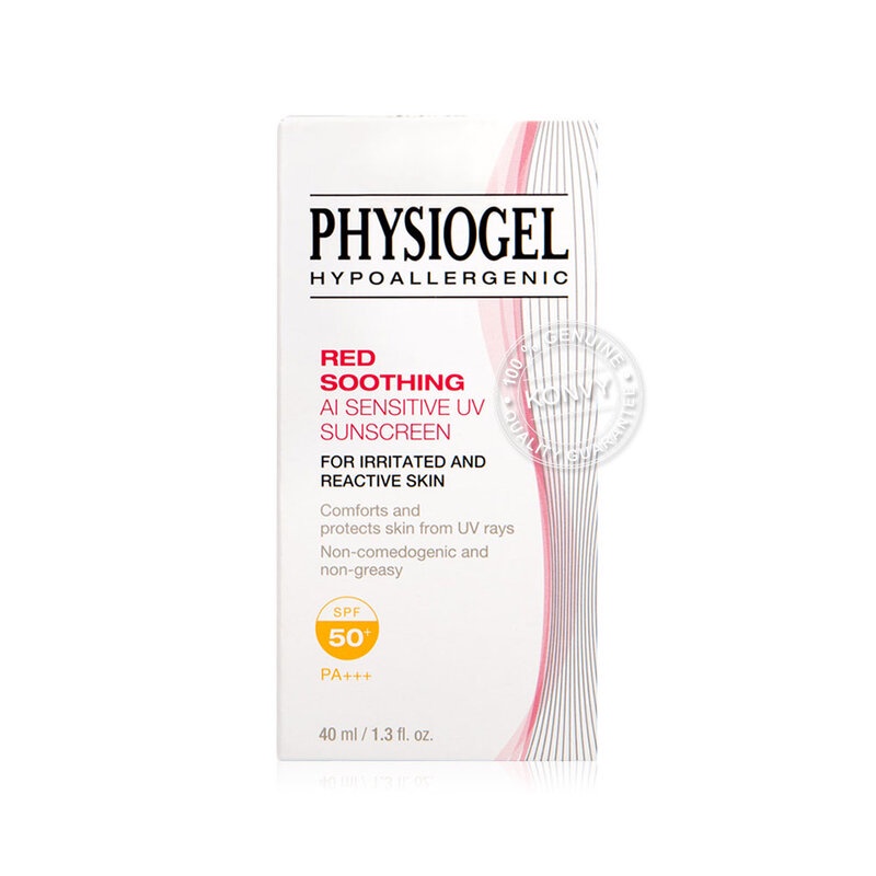 Physiogel Red Soothing A.I. Sensitive UV Sunscreen SPF50+/PA+++ 40ml.