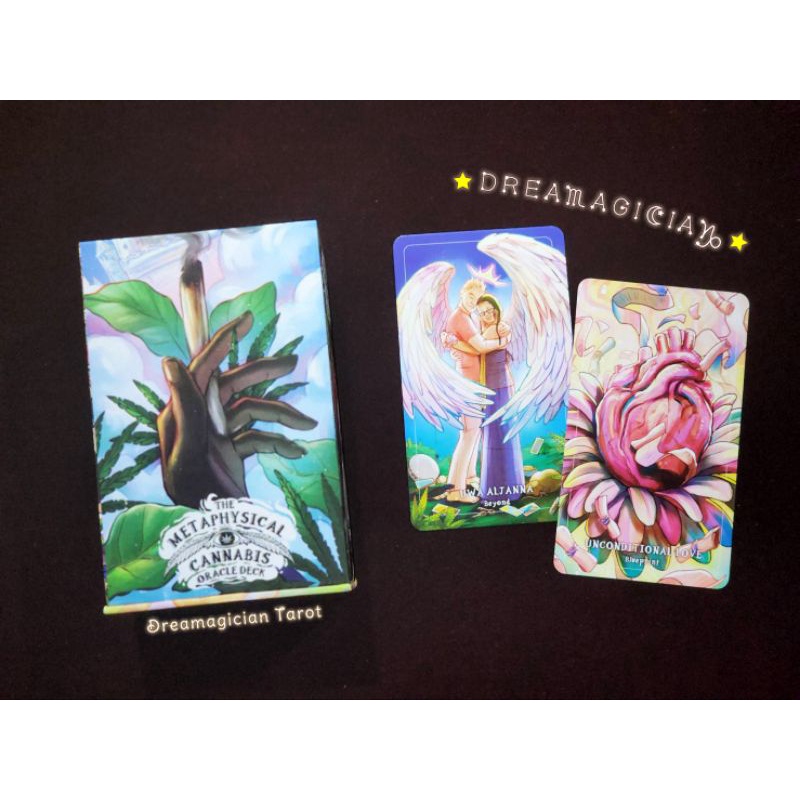 The Metaphysical Cannabis Oracle Deck ไพ่ออราเคิลแท้ลดราคา ไพ่ยิปซี ไพ่ทาโร่ต์ ไพ่ออราเคิล Tarot Oracle Cards