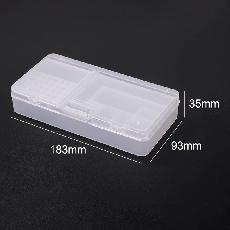 กล่องเก็บโทรศัพท์มือถือ 2ชั้น อเนกประสงค์ หน้าจอ LCD เมนบอร์ด IC สกรู ชิ้นส่วนอุปกรณ์เสริม จัดระเบียบซ่อมโทรศัพท์ En