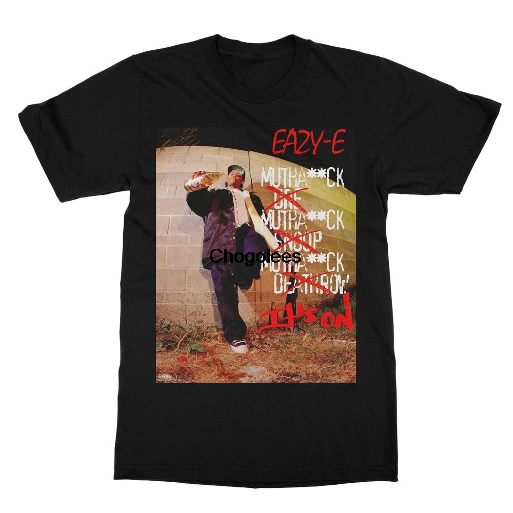 เสื้อยืดผ้าฝ้าย 100% Eazy E Its On T Shirt