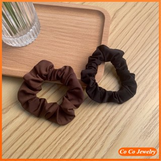 ใหม่ ที่คาดผม สีพื้น เรียบง่าย ขนาดใหญ่ สําหรับผู้หญิง COCOJEWELRY