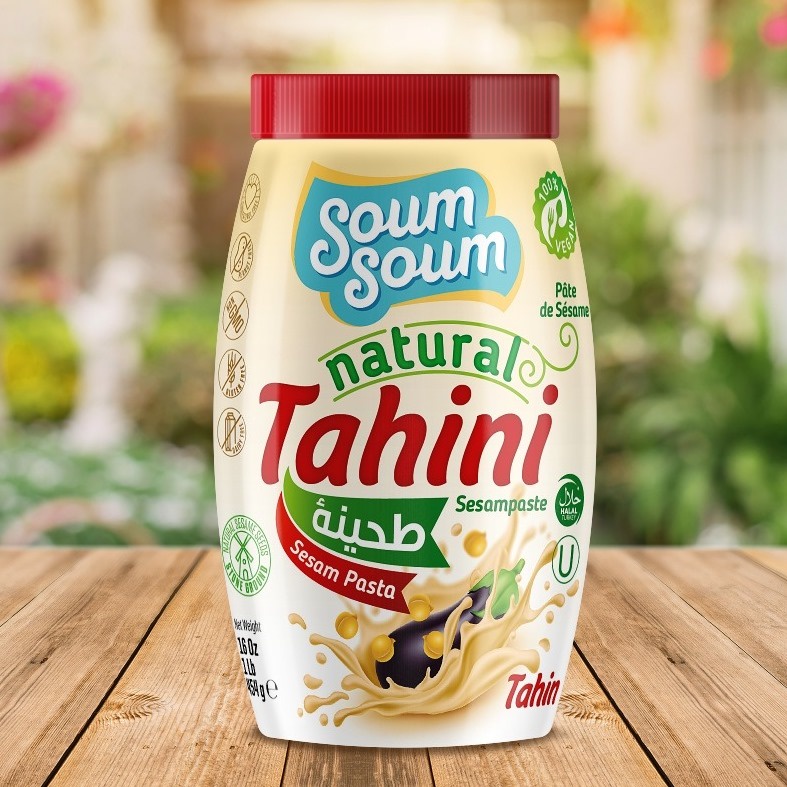Tahini งาขาวบด ( Soum Soum Brand) 454g.