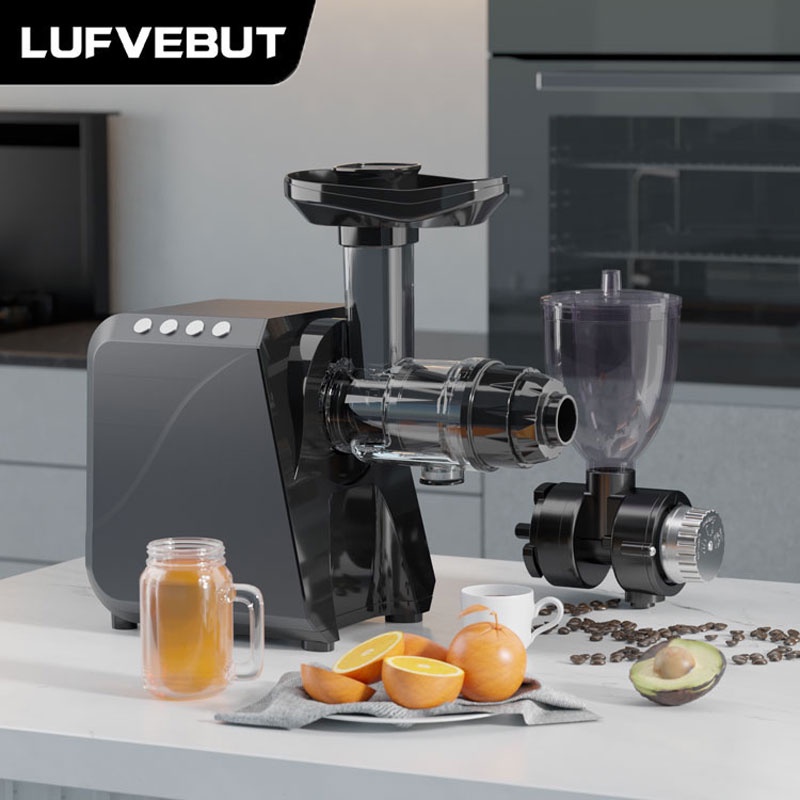 3 in 1 Multifunction Slow Juicer Grinder Squeezer Cold Press Extractor