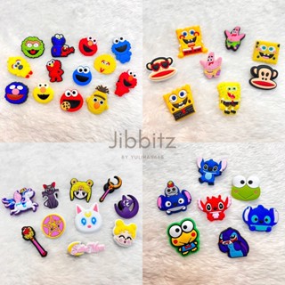 JIBBITZ 🌻 เซตตัวติดรองเท้า ตัวจิบบิท ตัดติดรองเท้า ลายการ์ตูน แบบเซต