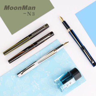 [สินค้าของแท้ พร้อมส่ง] ปากกาเรซิ่น ชุบทอง ลาย moonman Endmaker N3 สําหรับผู้ใหญ่