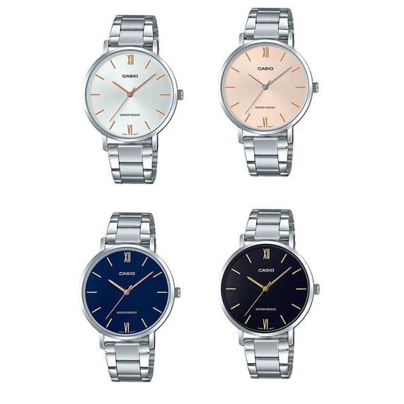 Casio watch นาฬิกาข้อมือผู้หญิง รุ่น LTP-VT01D,LTP-VT01D-1B,LTP-VT01D-2B,LTP-VT01D-4B,LTP-VT01D-7B