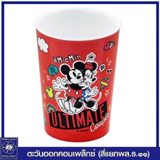 *C6216-3  แก้วน้ำ 3 นิ้ว Mickey Couple (สีแดง) ซุปเปอร์แวร์ 6157