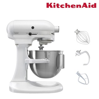 KitchenAid เครื่องผสมอาหารยกโถ 5Qt Heavy Duty White ** ทักแชทหาแอดมิน หลังจากชำระเงินแล้ว เพื่อให้แอดมินส่งคลิปวีดีโอ