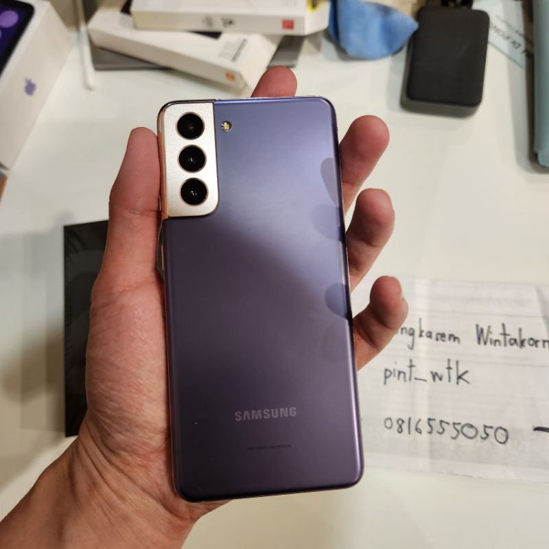 Samsung Galaxy S21 5g สีม่วง 256GB เครื่องไทย มือสอง