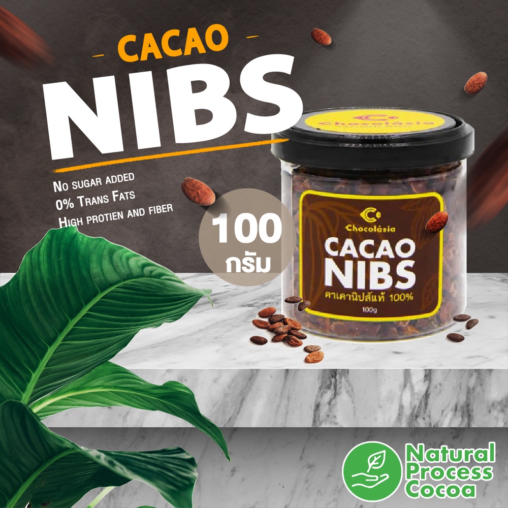 โกโก้นิบส์ ออร์แกนิค Cacao Nibs ขนาด 100g. Shopee Thailand
