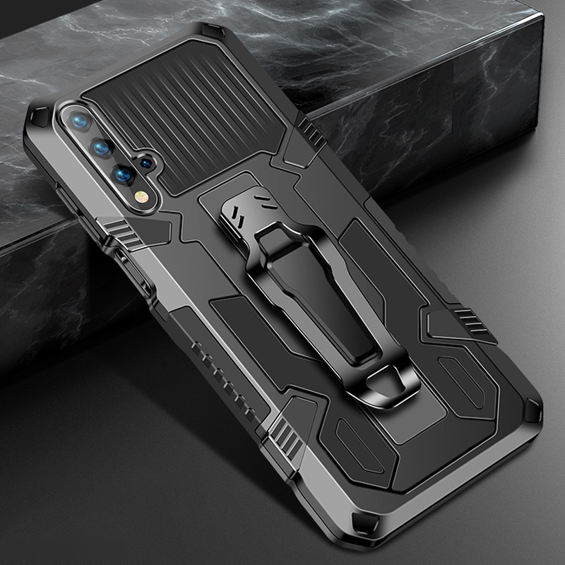 เคส Huawei Nova 5T Nova 7i Nova 4e Honor 20 Honor 9S Honor 9X Honor 9C เคสโทรศัพท์มือถือ กันกระแทก พร้อมคลิปหนีบเข็มขัด สําหรับ