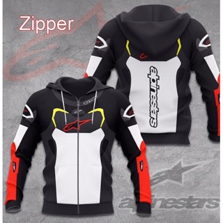 Apinestars เสื้อแจ็กเก็ตลําลอง มีฮู้ด แต่งซิป ลาย apinestars Motorrad แบบแห้งเร็ว สําหรับเด็กผู้ชาย และเด็กผู้หญิง