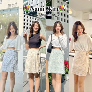 {210.- Code : WUMBSC}💐Nami Skirt กระโปรงสั้นลายดอกไม้