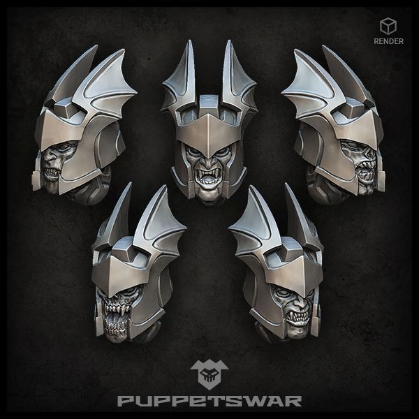PUPPETSWAR - VAMPIRE KNIGHT HEADS