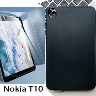 Nokia T10 เคสซิลิโคนใส OPPO เคสแท็บเล็ต NOKIA T10 ฟิล์มกระจกนิรภัย