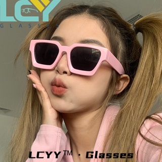 Lcyy2023 ใหม่ แว่นตากันแดดแฟชั่น ทรงสี่เหลี่ยม สไตล์ยุโรปและอเมริกา 950