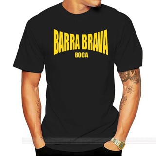 เสื้อยืดพิมพ์ลายBarra Brava Boca เสื้อยืด-พจนานุกรม12 Juniors แฟนแกน Tee Ultras Torcida Hooligans 100% ผ้าฝ้ายราคาถูกขาย