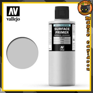 Surface Primer Grey 60-200ml. Vallejo Surface Primer สีอะคริลิคสูตรน้ำ