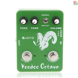 Joyo JF-12 Voodoo Octave Fuzz แป้นเหยียบกีต้าร์เอฟเฟค ทรู บายพาส