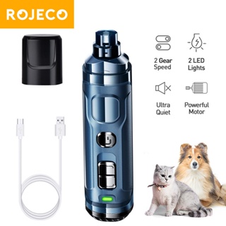 [มาใหม่] Rojeco N30 กรรไกรตัดเล็บไฟฟ้า แบบชาร์จไฟ สําหรับสัตว์เลี้ยง สุนัข แมว