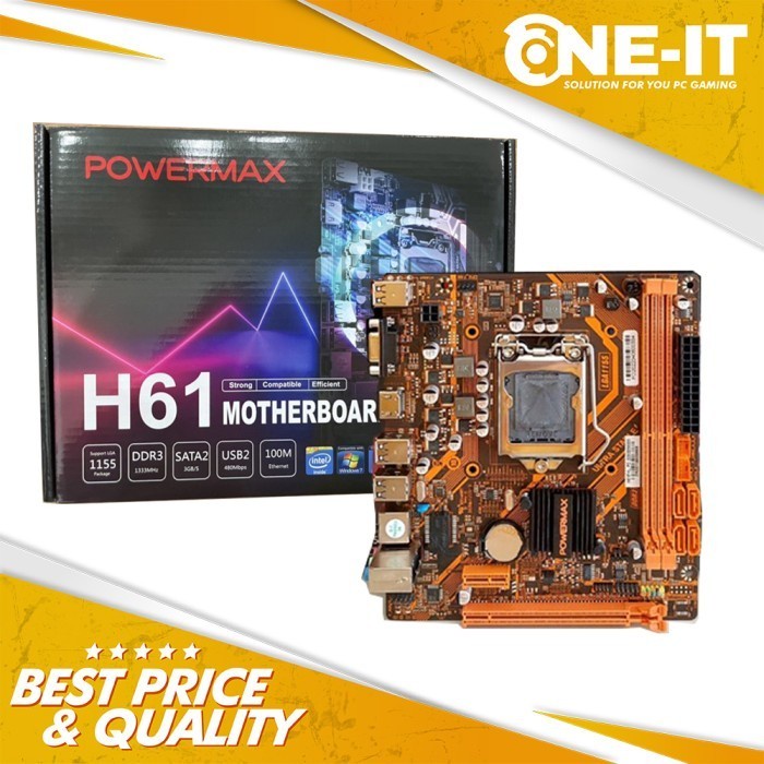 POWERMAX H61 M.2 NVMe Intel SOCKET LGA 1155