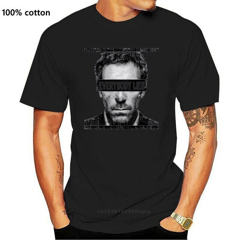 TEAEverybody Lies Dr House T Shirt Cult Fun Dr. ซีรีส์ Size SML Xl Xxl