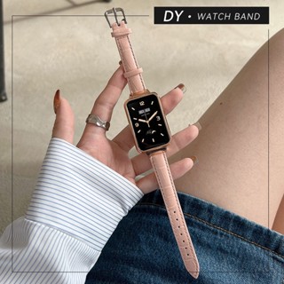 สายนาฬิกาข้อมือ สายหนัง แถบไม้ไผ่ และเคสป้องกันโลหะ สําหรับ OPPO Watch Free / OPPO Band 2