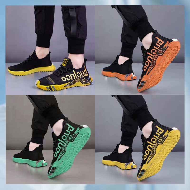 ShoesStudios รองเท้าผ้าใบผู้ชายดีไซน์มา พื้นนุ่ม ดีไซซ์สีสันด้านข้างปังๆ ไซน์เก๋สวยจึ้งตาแตก ใส่ไปไม่ซ้ำใคร😎