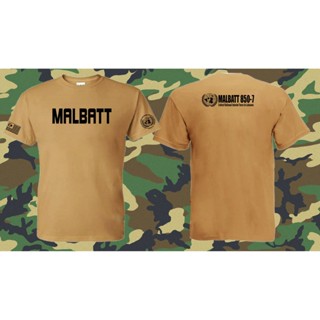 เสื้อยืดผ้าฝ้าย Malbatt 850-7 DESIGN - เสื้อยืด ผ้าฝ้ายนิ่ม ไมโครไฟเบอร์ แห้งเร็ว