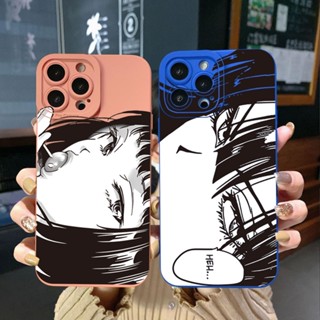 เคสโทรศัพท์มือถือ ขอบสี่เหลี่ยม ลายดาบพิฆาตอสูร Kamado Nezuko Tanjirou สําหรับ Xiaomi Redmi Note 11 Pro 5G 11S 10 Pro 4G 10S Redmi 10C 9C A1