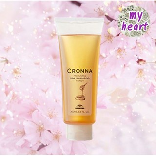 Milbon Cronna Moisturizing Spa Shampoo Honey 200 ml แชมพูสปาน้ำผึ้ง สำหรับหนังศีรษะแห้ง