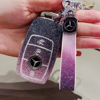 Car Key Cover Case Shell For Mercedes Benz A C E S G GLS Class W177 W205 W213 W222 G63 Hand-Made Diamond  X167 Maybach K