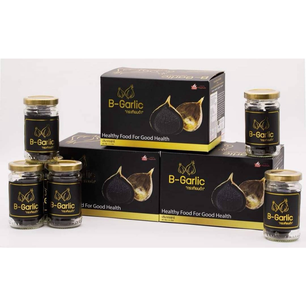 18ขวด ส่งฟรี 📮กระเทียมดำแกะเปลือกพร้อมทาน B garlic แบบขวด 60 ล้อตผลิตใหม่