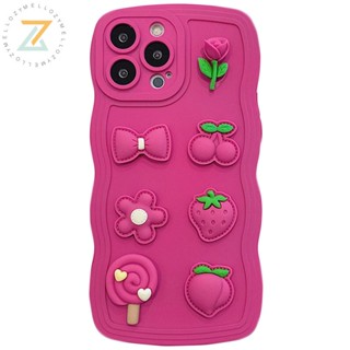 Zymello เคส OPPO A78 A57 2020 4G A54 A16 A15 A77 A12 A3S A5 A7 A5S A15S A31 2020 A53 A9 2020 A5 2020 A96 A76 F9 เคสโทรศัพท์ซิลิโคน Wave Seven อุปกรณ์เสริมที่สวยงาม